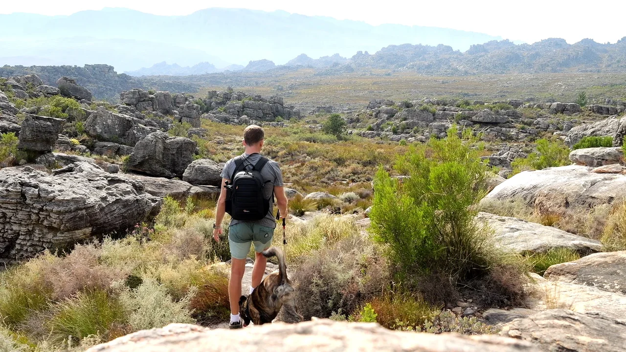 Mountain hiking trail near Rockhaven